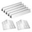 Barres de rechange pour plaques chauffantes en acier inoxydable 17 po (ensemble de 5)