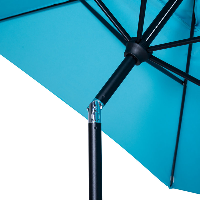 Shinetta 6,5 x 10 pi Parasol carré, Turquoise