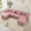 Canapé 4 places avec 2 repose-pieds Boucle-985539180-985539169
