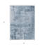 Tapis extérieur lavable abstrait bleu denim 5 pi x 8 pi
