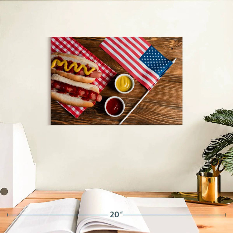 Yarlin American Hot Dogs, H 8 po x l 12 po
