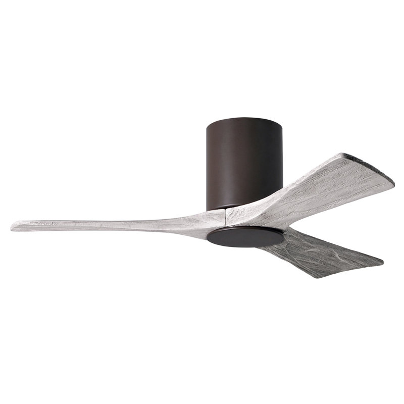 Irene LED Ceiling Fan, Textured Bronze, Barn Wood Tone, 42"