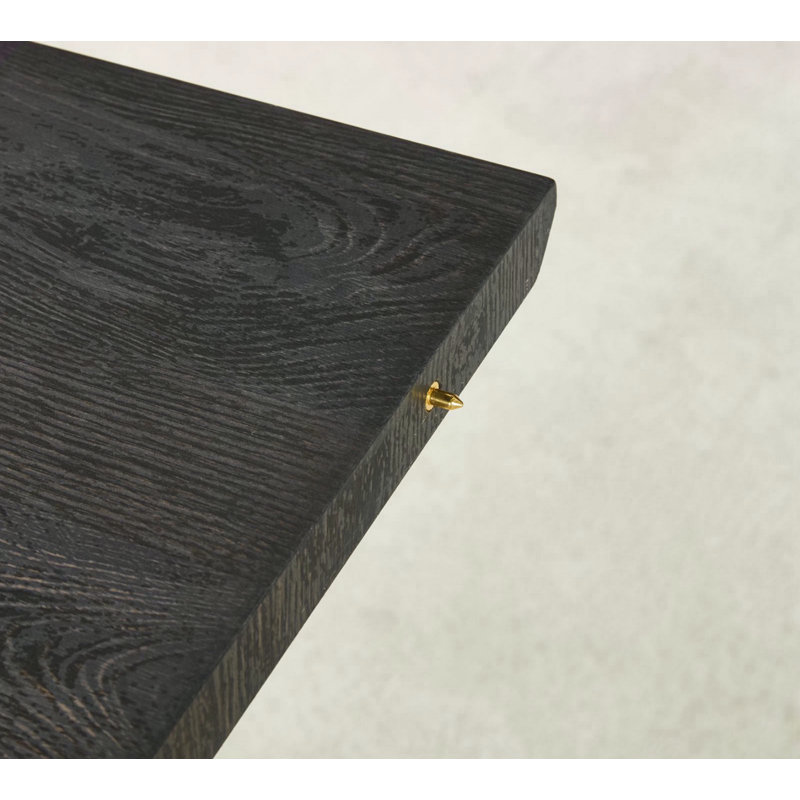 Table extensible, Noir