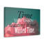 Décoration murale inspirante «Time You Enjoy Motivation»
