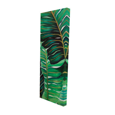 Plusieurs feuilles de plantes exotiques - décor de salon