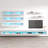 Catania 126" Modern Floating Wall Mounted Entertainment Center with 16-Color LED Lighting, High Gloss Finish-405813766