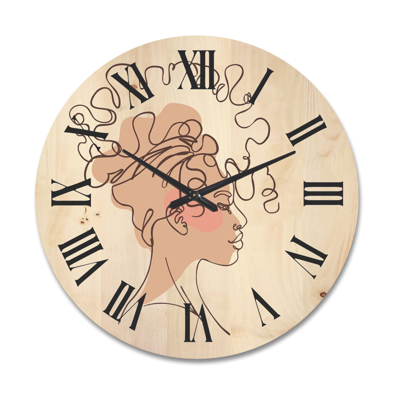 Horloge murale en bois, Très grand
