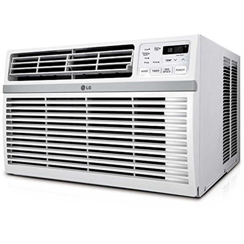 LG 8,000 BTU White Window Air Conditioner with Remote Control