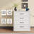 Iasia 4-Drawer Dresser with Charging Station -751224809
