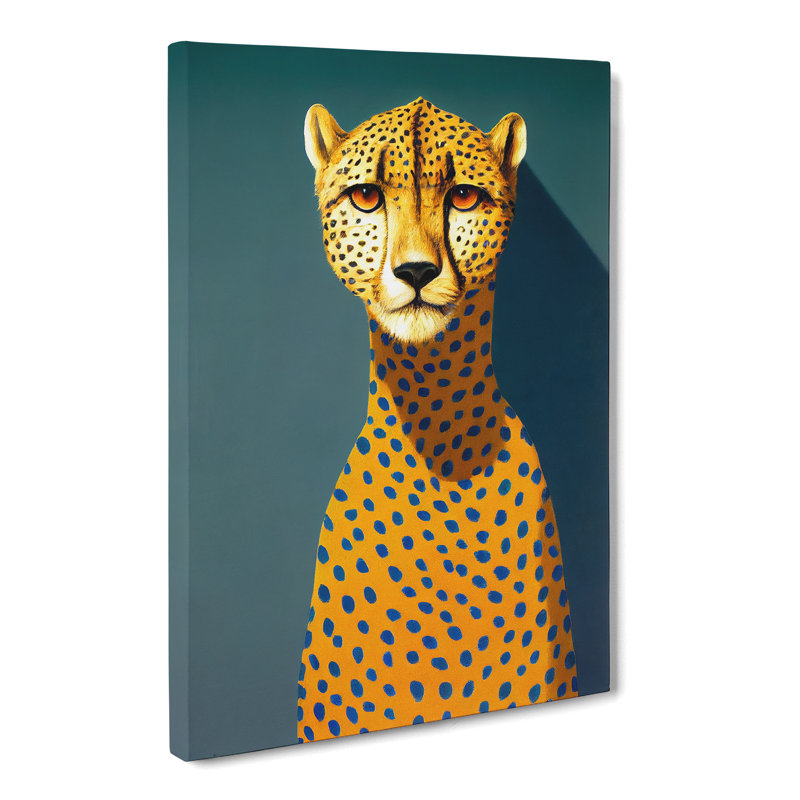 Unique Cheetah Vol.3 - Wrapped Canvas, 50cm H x 35cm W x 3cm D