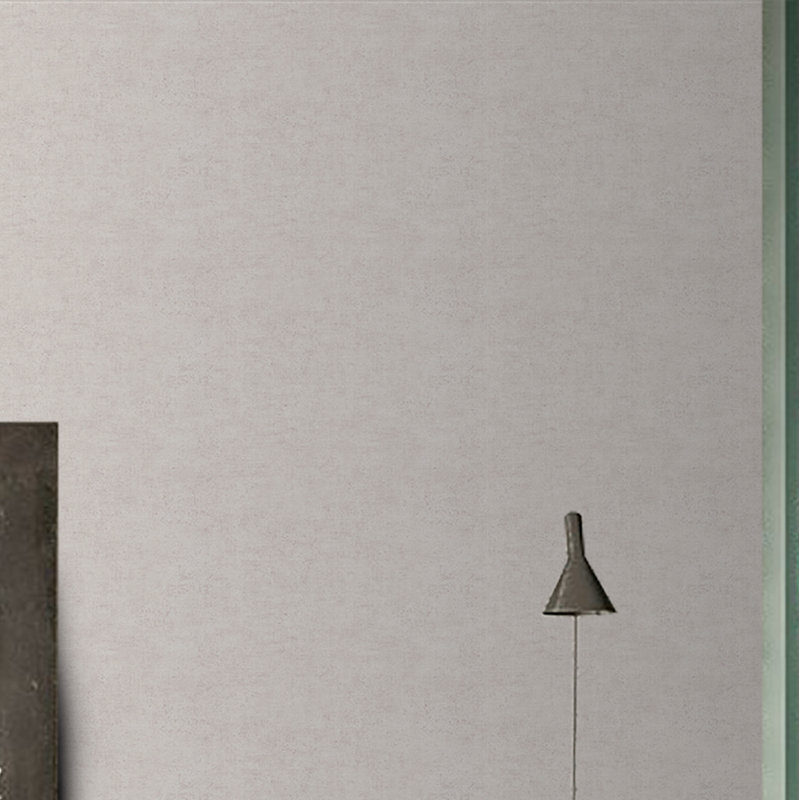 Mihalis Textured Classic Solid Wallpaper Roll, Cream, 33' L X 21" W