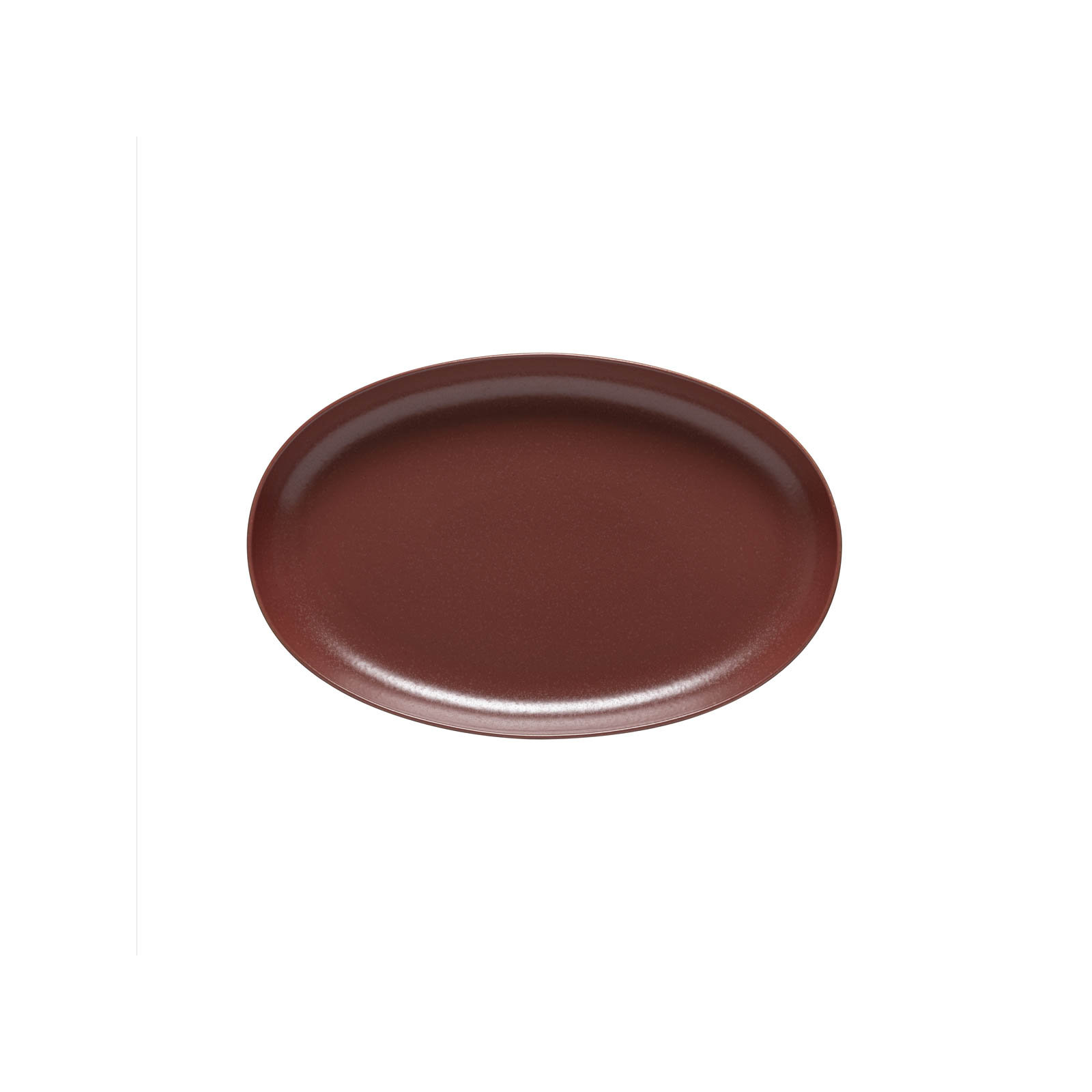 Casafina Pacifica Oval Platter, 1.77" H x 10.35" W x 16.06" L, Cayenne