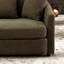Fauteuil d'appoint moderne en chenille de 56,3 po de largeur avec 5 coussins-1133820576