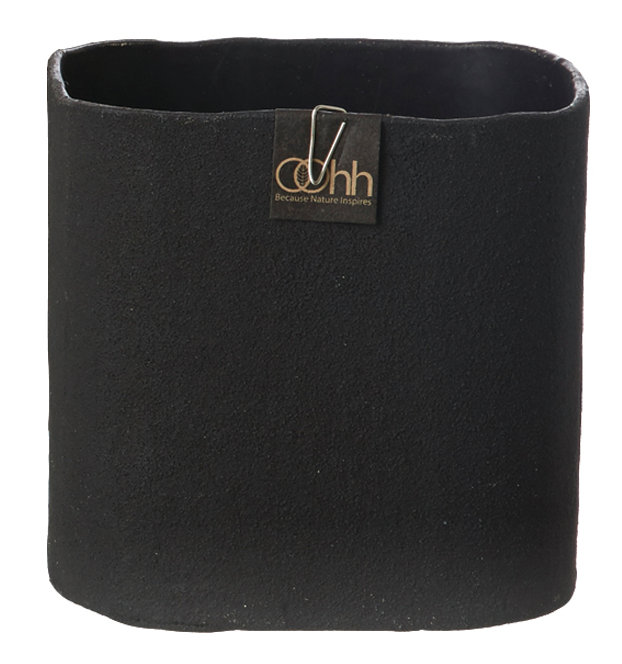 5" Pot Planter, Black, Large