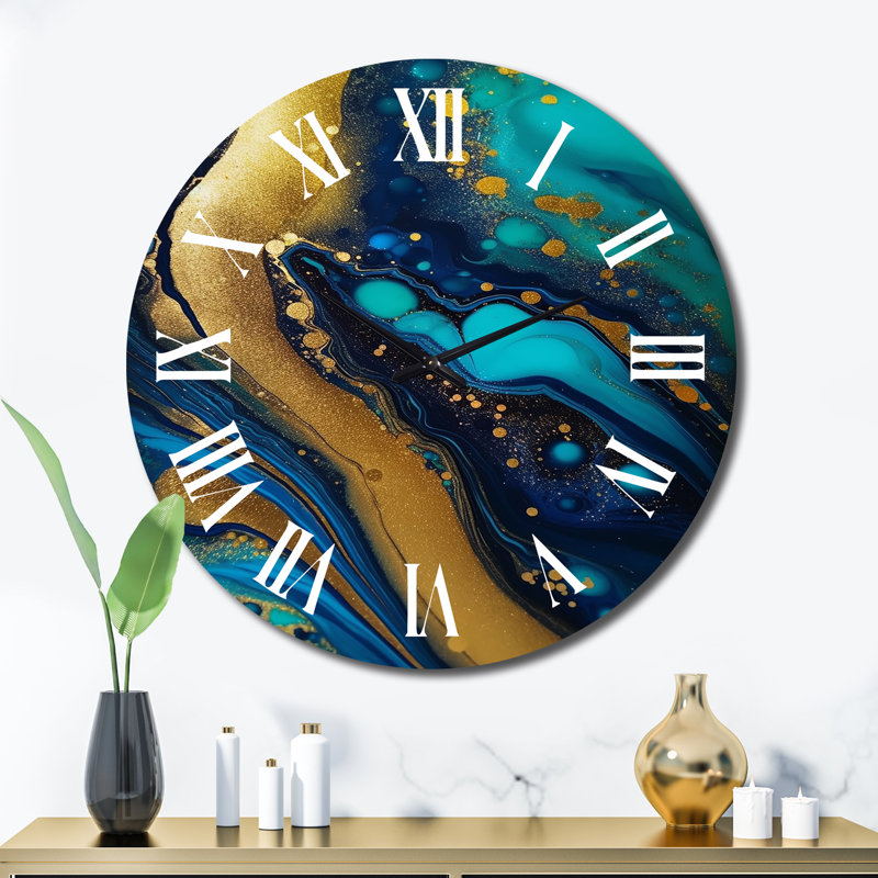 Horloge murale Blue Dreams, Très grand