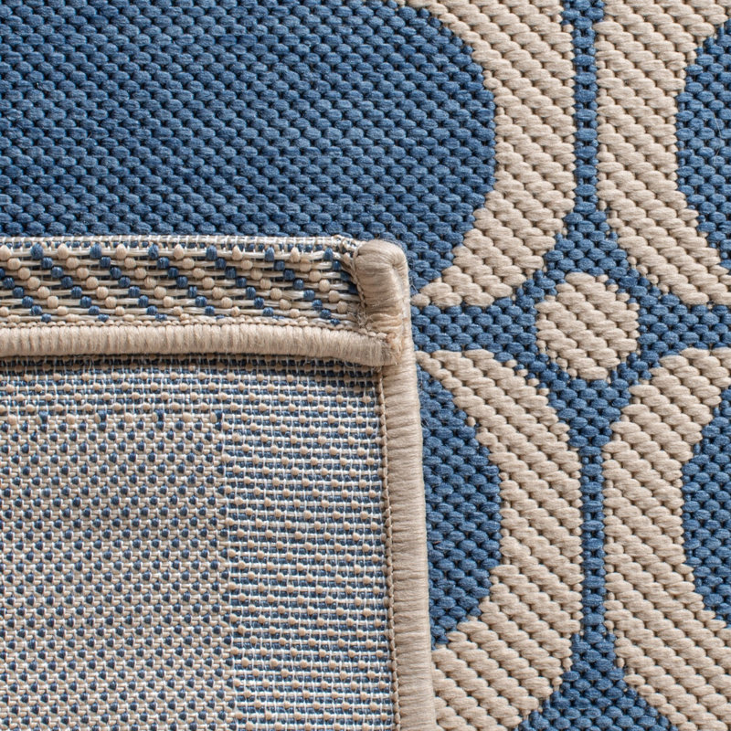 Sayde Performance Geometric Rug, Round 6'7"