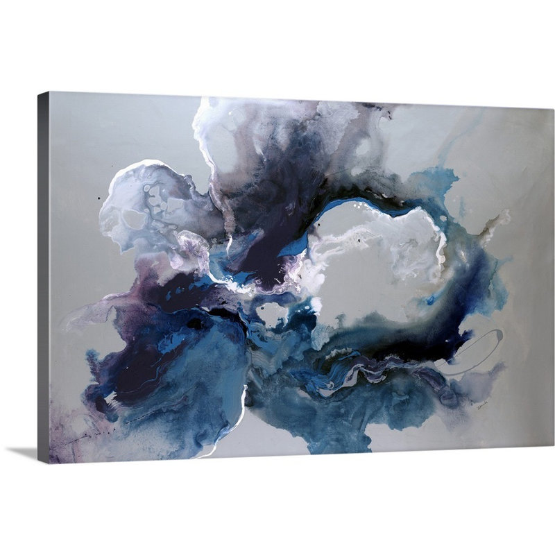 « Cerulean Waters » par Sydney Edmunds - impression, 24 po x 36 po, Toile tendue, Sans cadre