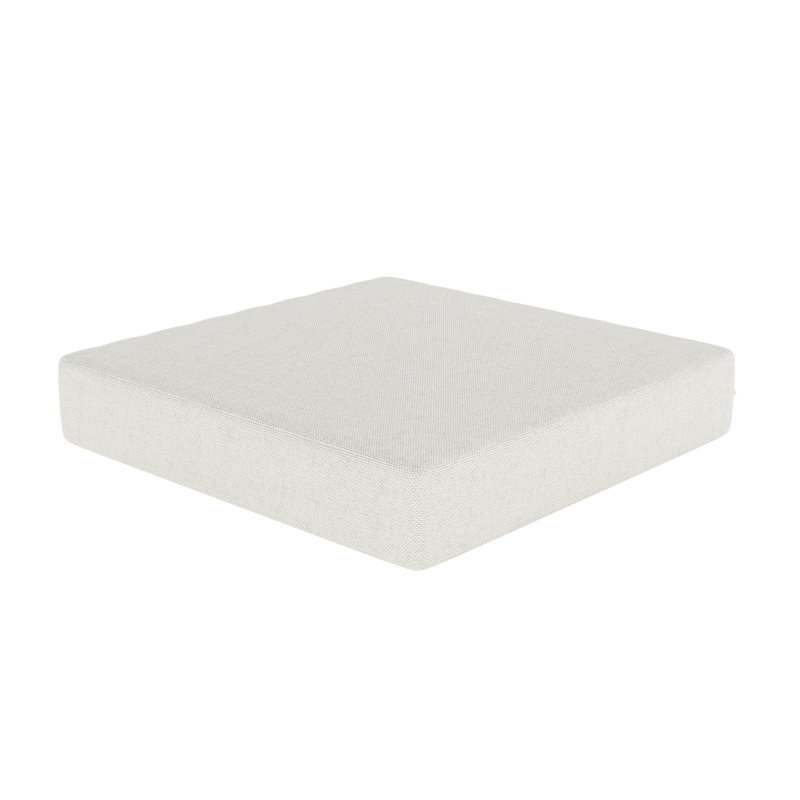 Sunbrella® Outdoor Seat Pad/Ottoman Cushion, Sunbrella Bliss Linen