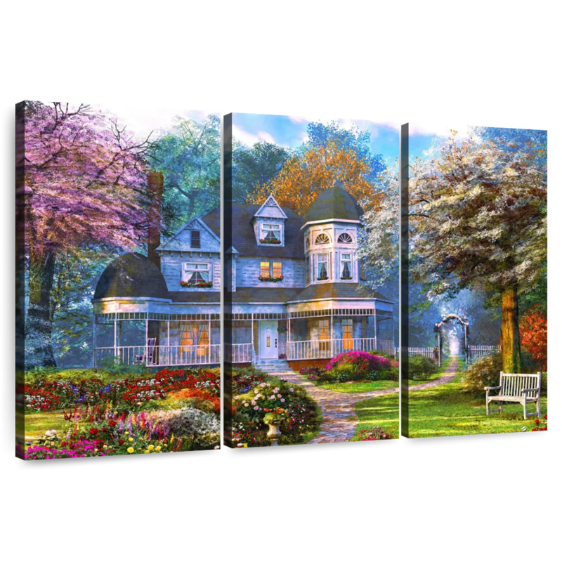 Lilie Victorian Home, H 14 po x l 23 po