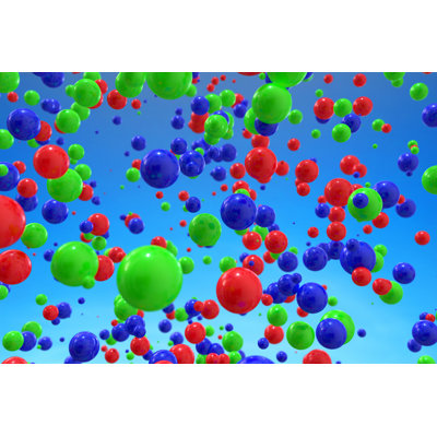 «Abstract of Colorful Balls» par Jacqueskloppers - Photographie sur toile tendue