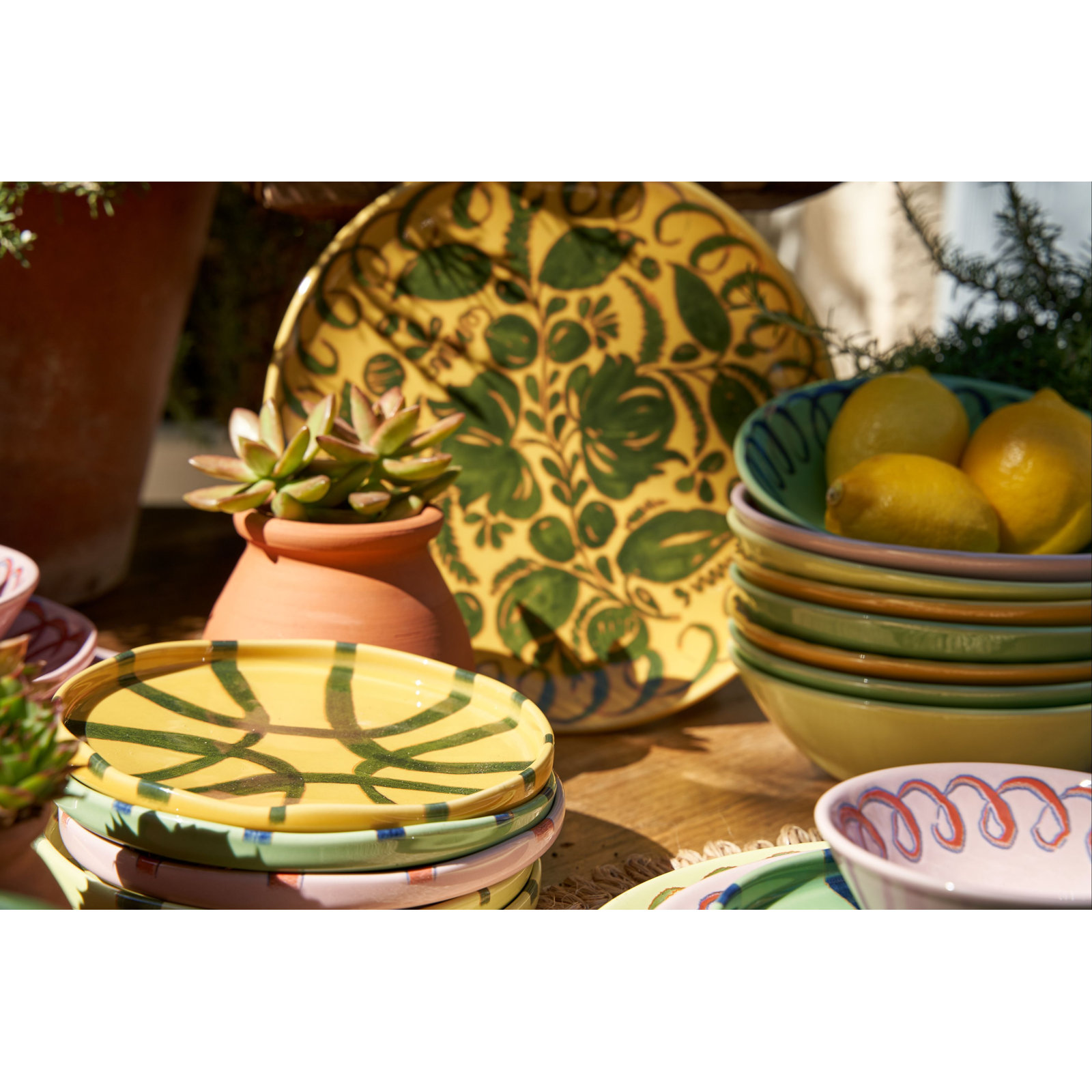 Hartley Appetizer Plate, Mustard