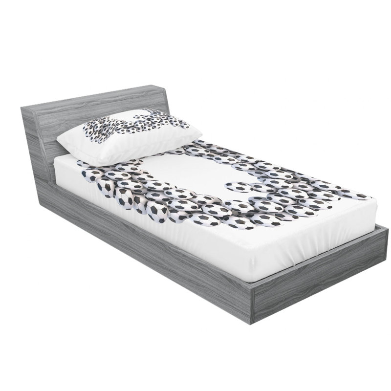 Microfiber Sheet Set, Twin Sheet Set with Fitted Sheet, Q
