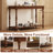 50 Inch French Vintage Narrow Console Table, 2-Tier Traditional Solid Wood Entryway Table With Roman Legs, Rectangular Accent Couch Table Behind Sofa, Dark Brown
