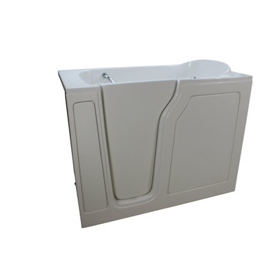 Baignoire tourbillon 52 po x 29 po en fibre de verre avec robinet
