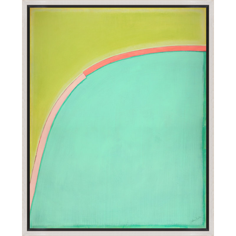 Curve Appeal III, No, Fiber Texture Canvas