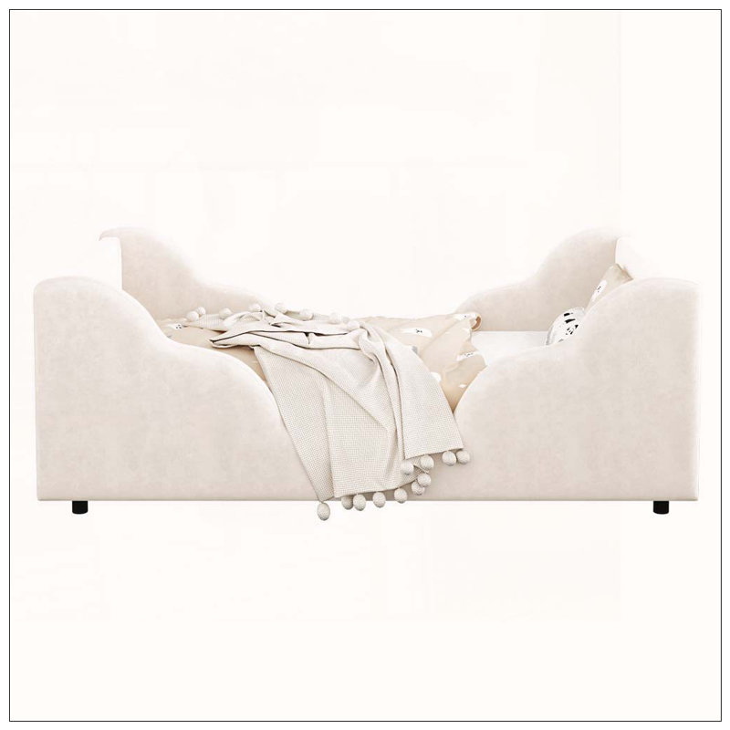 Lit de tout-petit avec sac de rangement