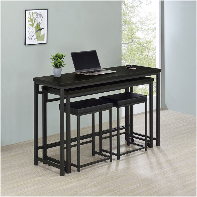 Ensemble de tables 4 pièces à hauteur de comptoir Klekner