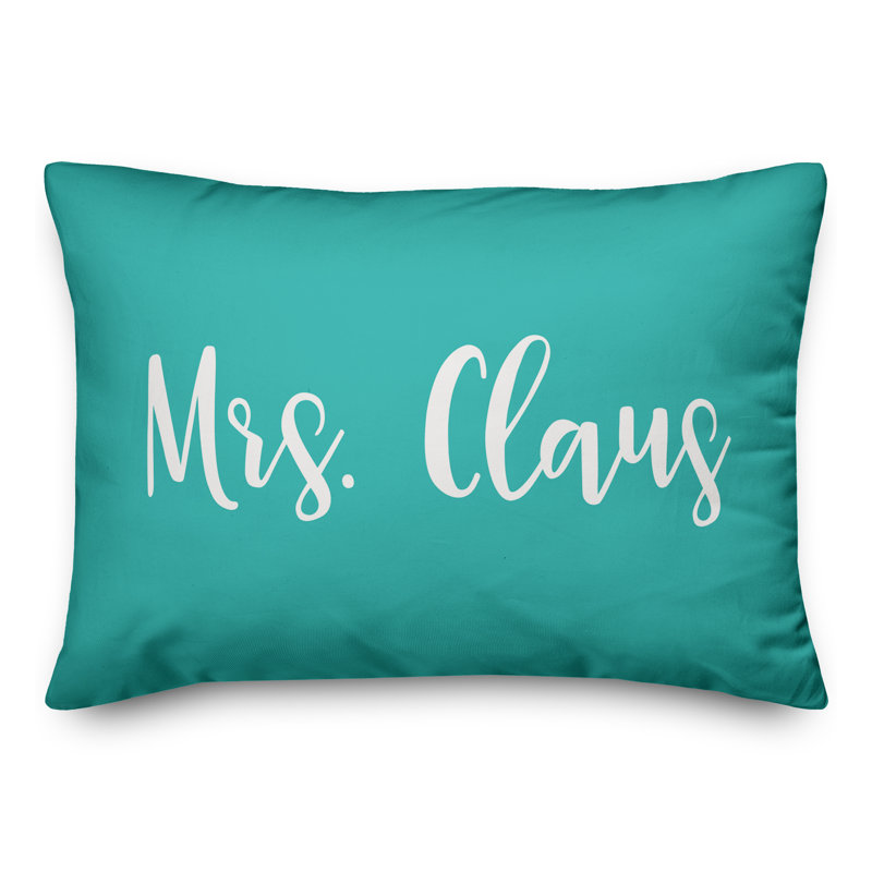  Coussin Mme Claus, Bleu sarcelle