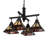 4 - Light Dimmable Square / Rectangle Chandelier