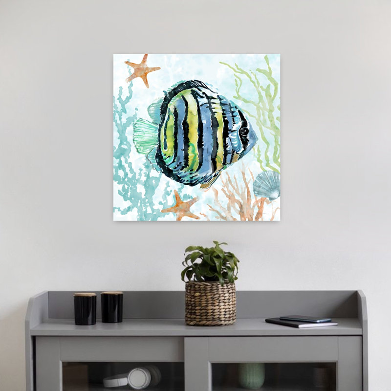 Art tropical, art tropical, H 18 po x l 18 po