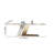 Modern 78.7" Sintered Stone Dining Table Tan Tan Kristalee Oval Extendable Dining Table,Kitchen Dining Room Dinner Pedestal Table for 6 to 8