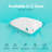 Sleepgram Bed Support Sleeping Pillow with Microfiber Cover-40635653
