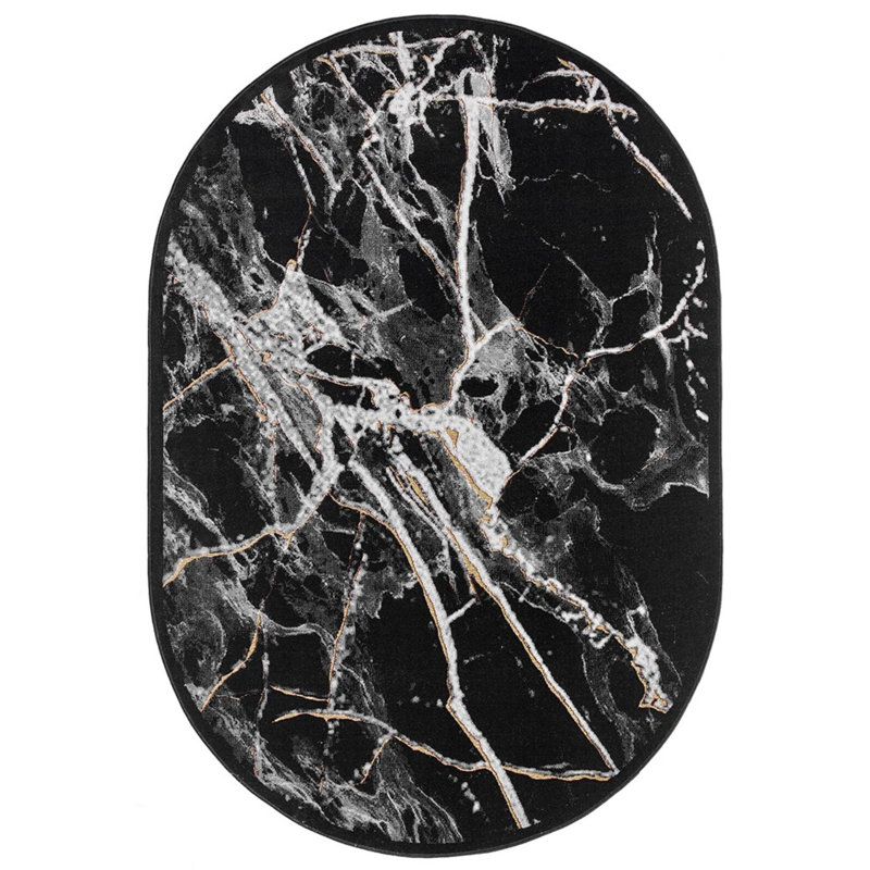Gabrielle Abstract Area Rug, Oval 195 x 300cm