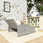 Chaise longue double avec dossier et coussins réglables-776007948