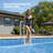 Pool Ladder Thickened 4-Step & 2 Handrails of 300 lb Capacity for 48-54 In Pool