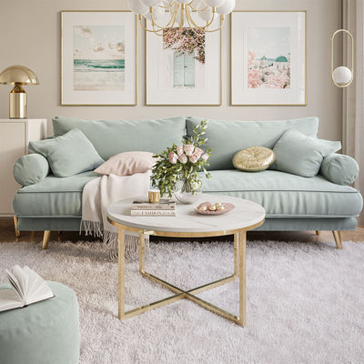 Elona Cross Legs Coffee Table