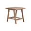 Table de bout en bois d'acacia massif Lyon, brun