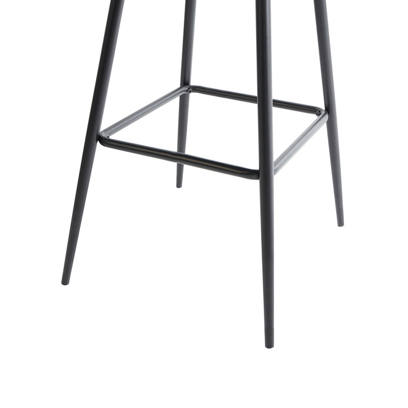 Annah Upholstered Counter Stool with Metal Frame