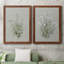 Bouquet de grâce I - ensemble de 2 peintures sur toile encadrées-433497454-433497455