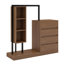  Meuble d'organisation avec 4 tiroirs et 3 tablettes de rangement Corunna-1880946553