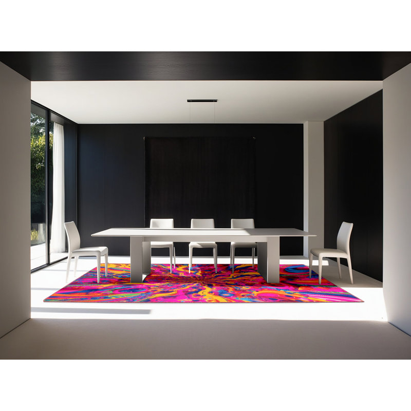 Fractal Flow Rug, Rectangle 5' x 8'