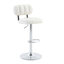 Tabouret de bar réglable en cuir PU l 17,5 po x P 16 po x H 44 po Wonder Haus-129916177-129916179-129916181