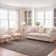 Concord Natural Fiber Hand Woven Jute/Cotton Striped Rug in Beige