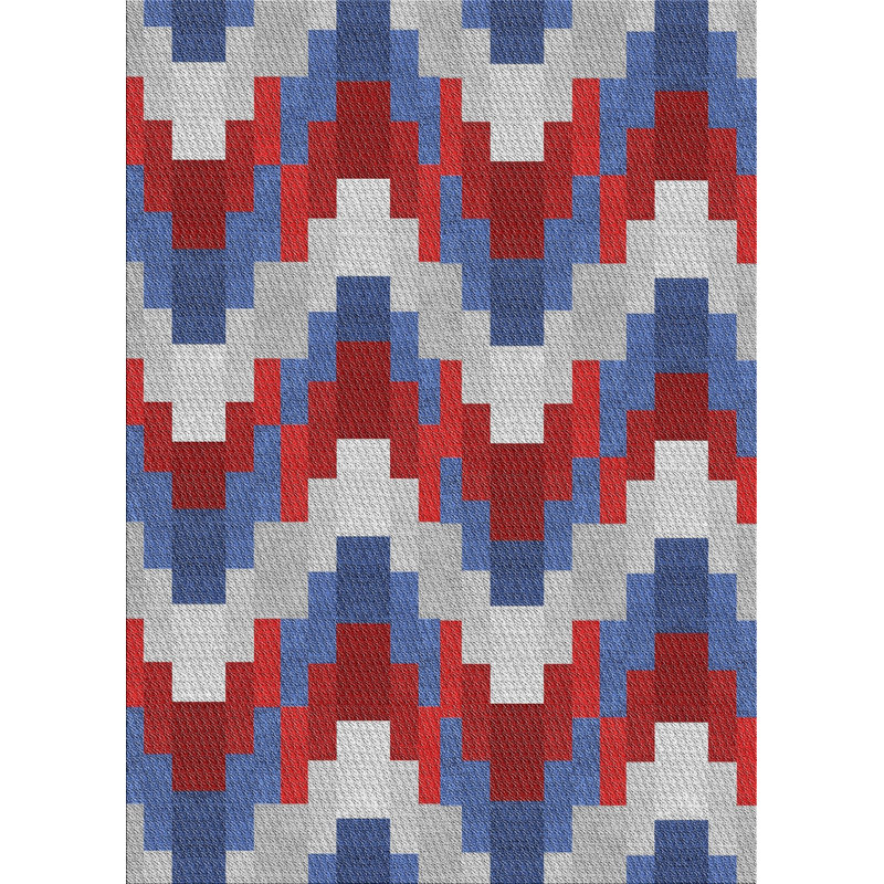 Tapis gris en laine touffeté à la main Bigler