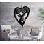 Handmade Rustic Animals Wall Decor on Metal