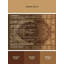 Tapis oriental doux et moelleux de style oriental Schroeder en brun et beige-347079465